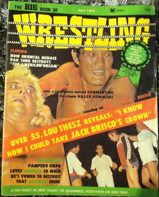 Big Book of Wrestling July 1975 Magazine PWcatalog