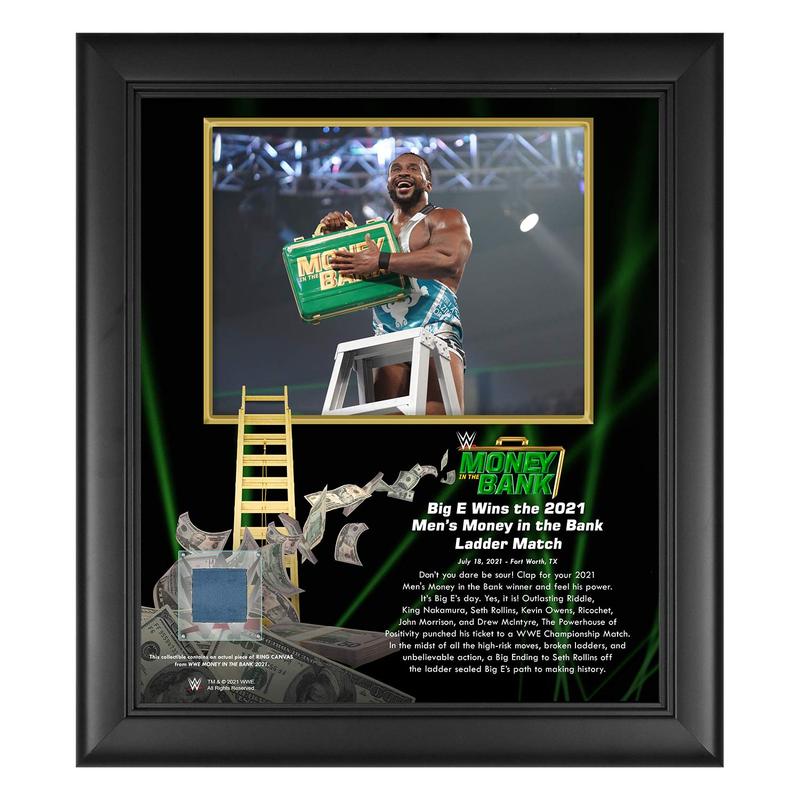 Big E Money In The Bank 15x17 Commemorative Plaque Pwcatalog