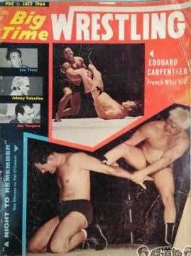 Big Time Wrestling July 1964 Magazine PWcatalog