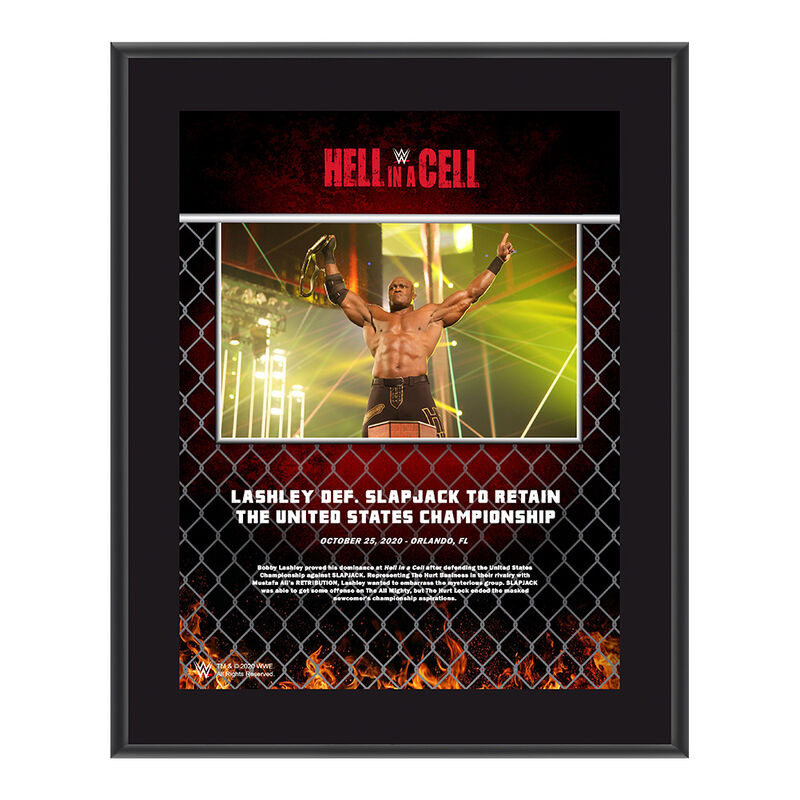 Bobby Lashley Hell In A Cell 2020 10x13 Commemorative Plaque Pwcatalog