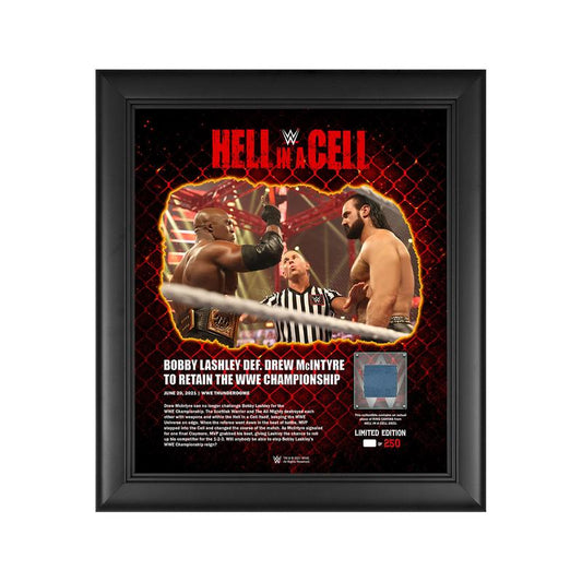 Bobby Lashley Hell in A Cell 2021 15 x 17 Commemorative Plaque