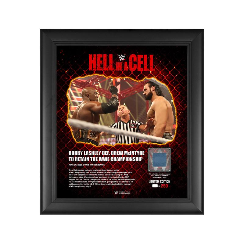 Bobby Lashley Hell in A Cell 2021 15 x 17 Commemorative Plaque Pwcatalog