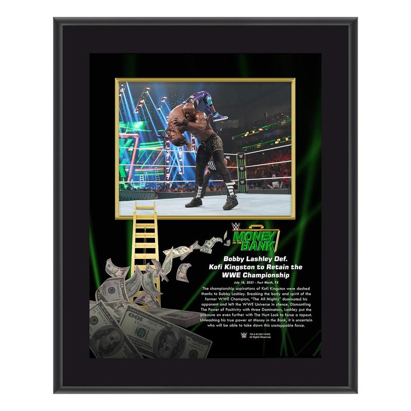 Bobby Lashley Money In The Bank 10x13 Commemorative Plaque Pwcatalog