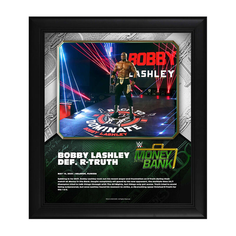 Bobby Lashley Money In The Bank 2020 15 x 17 Limited Edition Plaque Pwcatalog