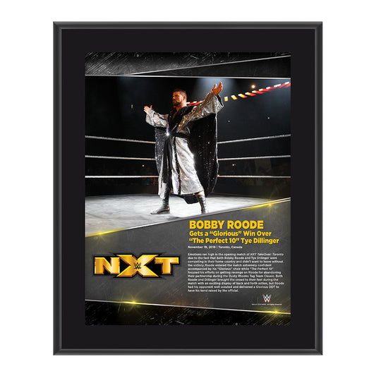 Bobby Roode TakeOver Toronto 10 x 13 Commemorative Photo Plaque