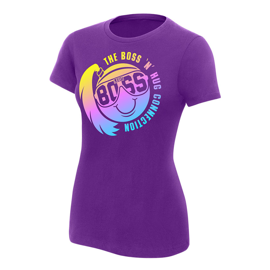 Boss 'n' Hug Connection Smiley Face Women's Authentic T-Shirt Pwcatalog
