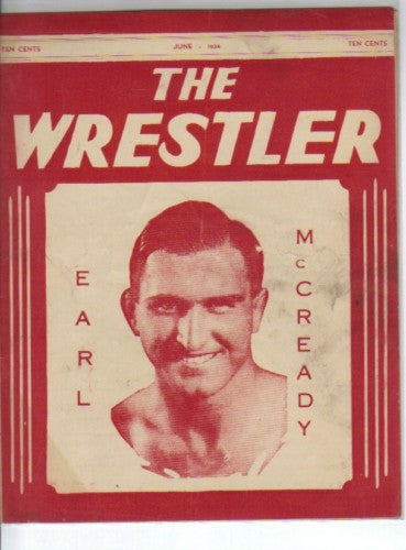 Boston Program The Wrestler 1934-06