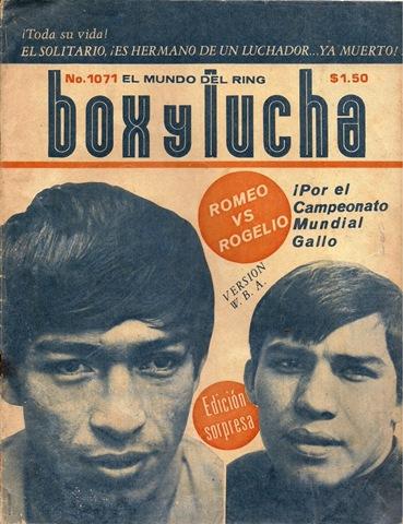Box Y Lucha Volume 1071 Magazine PWcatalog