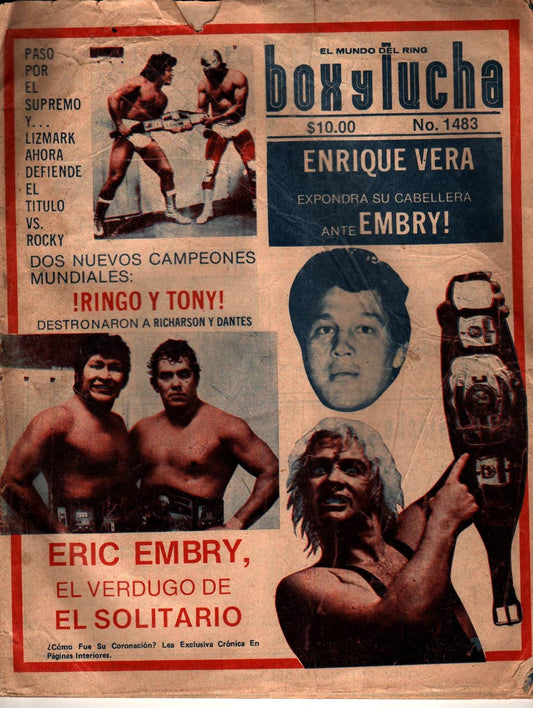 Box Y Lucha Volume 1483 Magazine PWcatalog