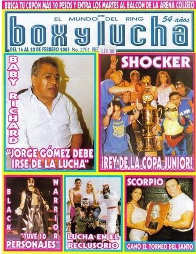Box Y Lucha 2005 Magazine PWcatalog