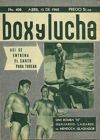 Box Y Lucha April 1960 Magazine PWcatalog