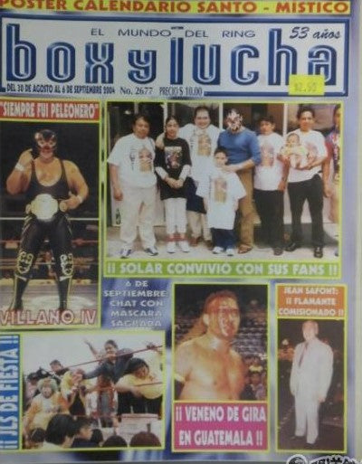 Box y Lucha 2677 Magazine PWcatalog