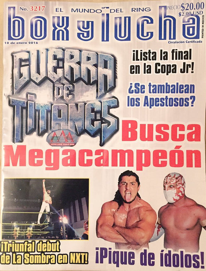 Box y Lucha 3217 Magazine PWcatalog