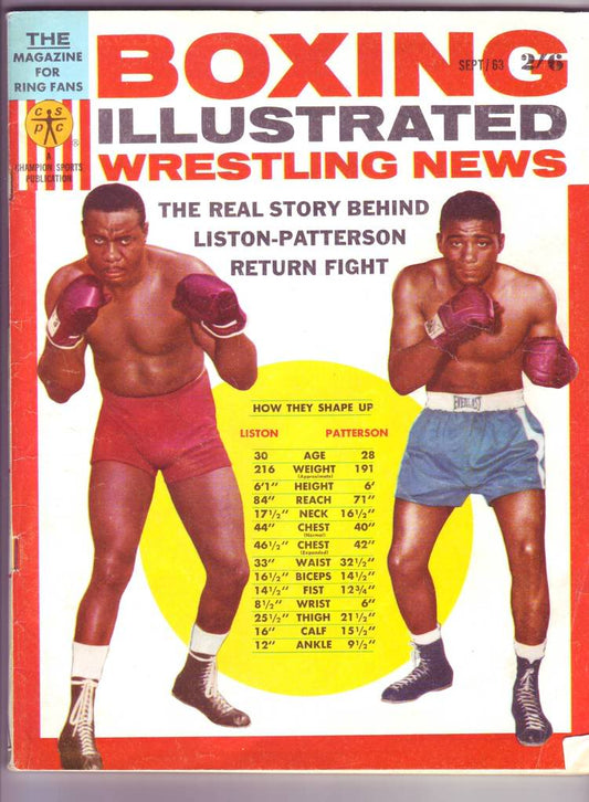 Boxing Illustrated & Wrestling News September 1963