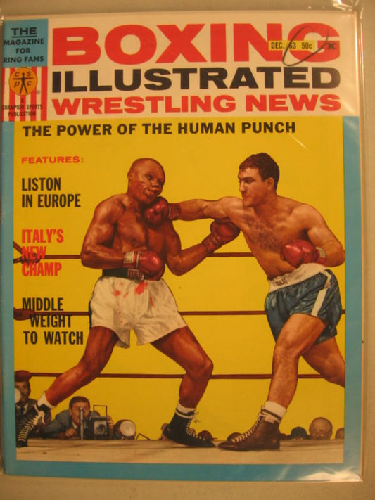 Boxing Illustrated & Wrestling News December 1963