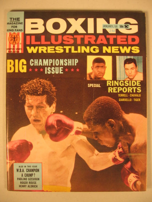 Boxing Illustrated & Wrestling News January 1966