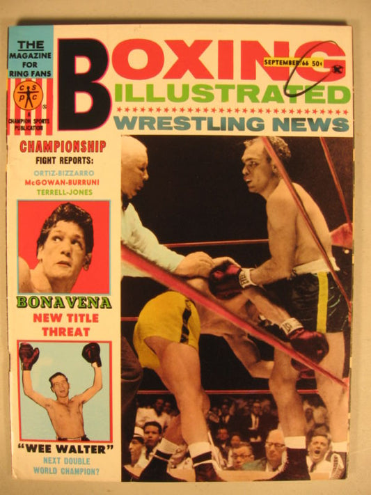 Boxing Illustrated & Wrestling News September 1966