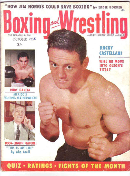 Boxing & Wrestling October 1955