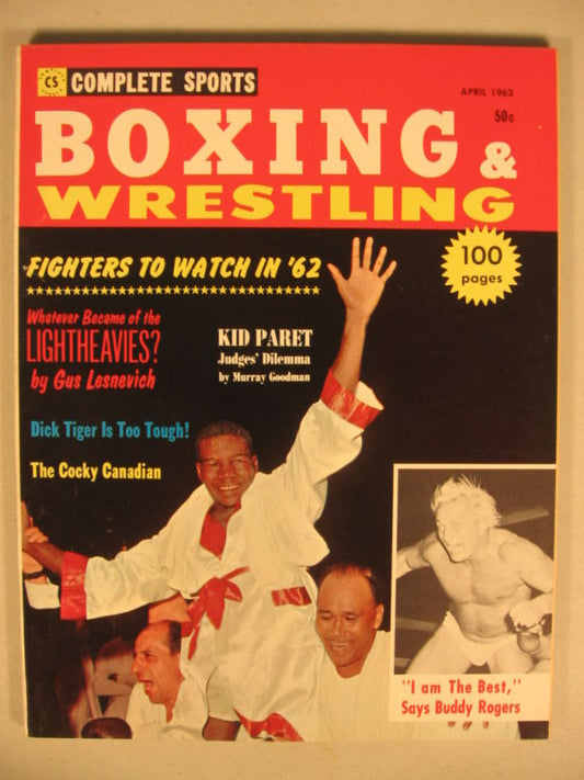 Boxing & Wrestling April 1962