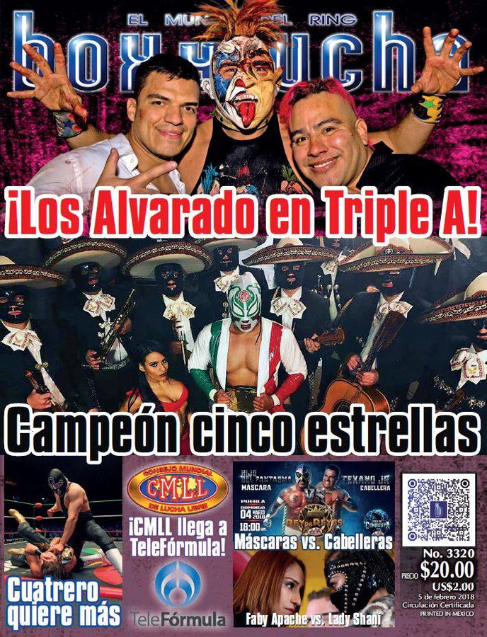 Box Y Lucha Volume 3320 Magazine PWcatalog