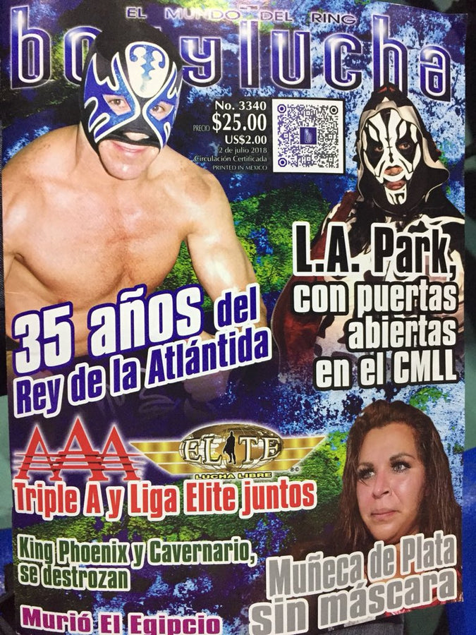 Box Y Lucha Volume 3340 Magazine PWcatalog
