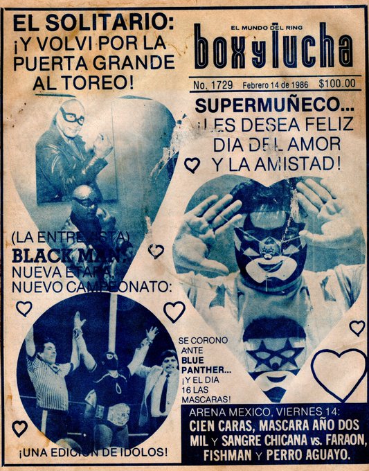 Box y Lucha Volume 1729 February 14th, 1986 Magazine PWcatalog