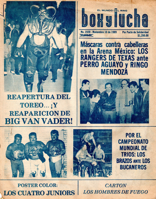 Box y Lucha 1989 November 10th, 1989