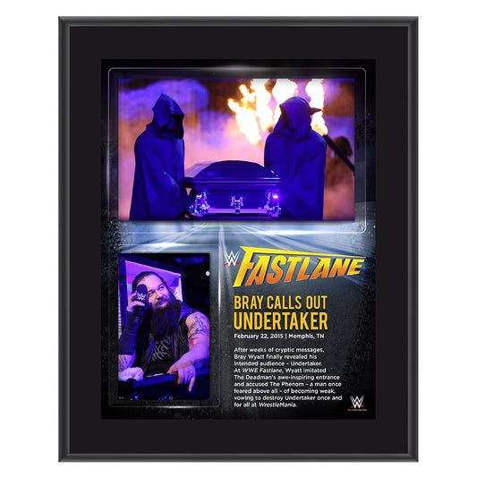 Bray Wyatt 2015 Fastlane 10 x 13 Photo Collage Plaque