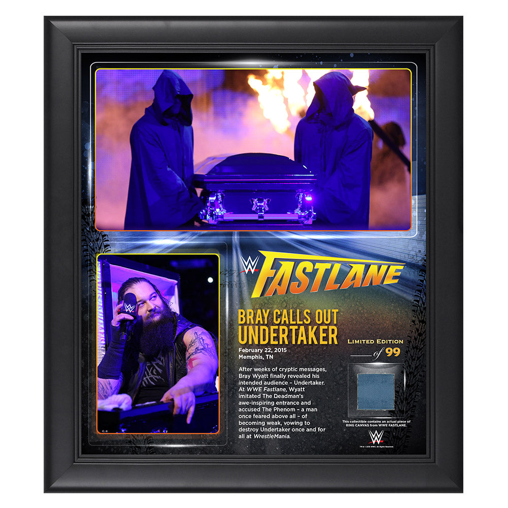 Bray Wyatt 2015 Fastlane 15 x 17 Framed Ring Canvas Photo Collage Pwcatalog