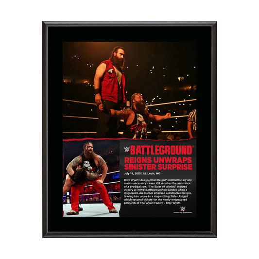 Bray Wyatt Battleground 10.5 x 13 Photo Collage Plaque
