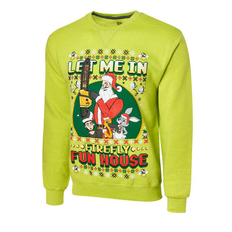 Bray Wyatt Firefly Funhouse Ugly Holiday Sweatshirt Pwcatalog