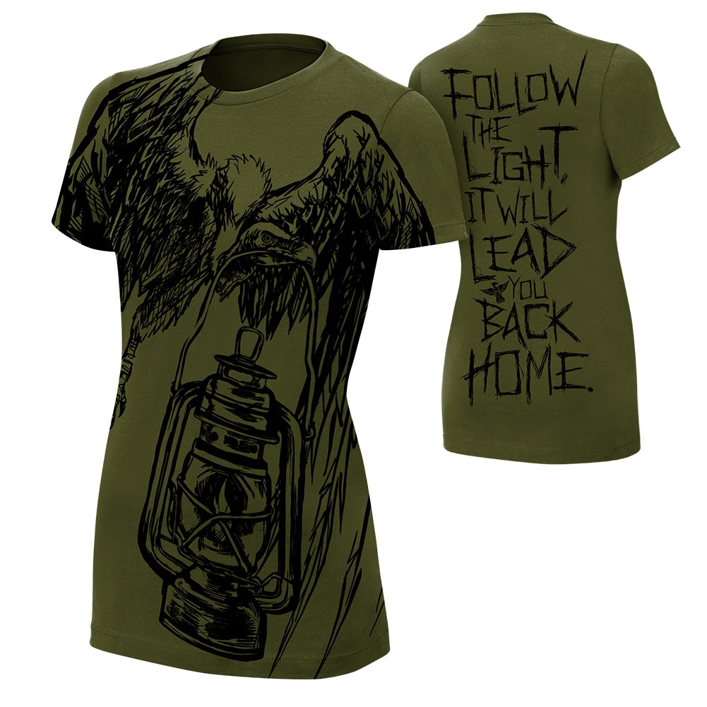 Bray Wyatt Follow The Light Women's Authentic T-Shirt Pwcatalog
