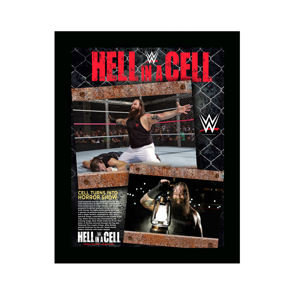 Bray Wyatt Hell in a Cell 2014 Commemorative Collage Pwcatalog