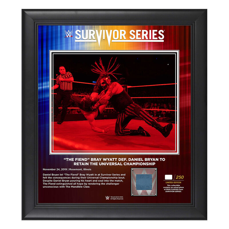 Bray Wyatt Survivor Series 2019 15x17 Limited Edition Plaque Pwcatalog