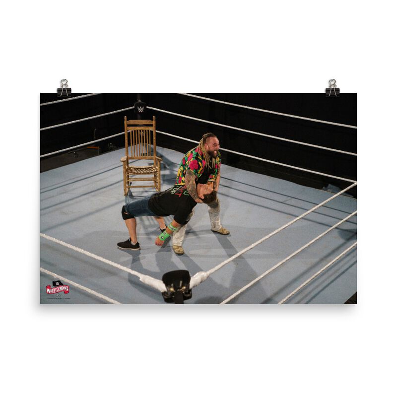 Bray Wyatt & John Cena WrestleMania 36 Ring 24x36 Photo Poster Pwcatalog