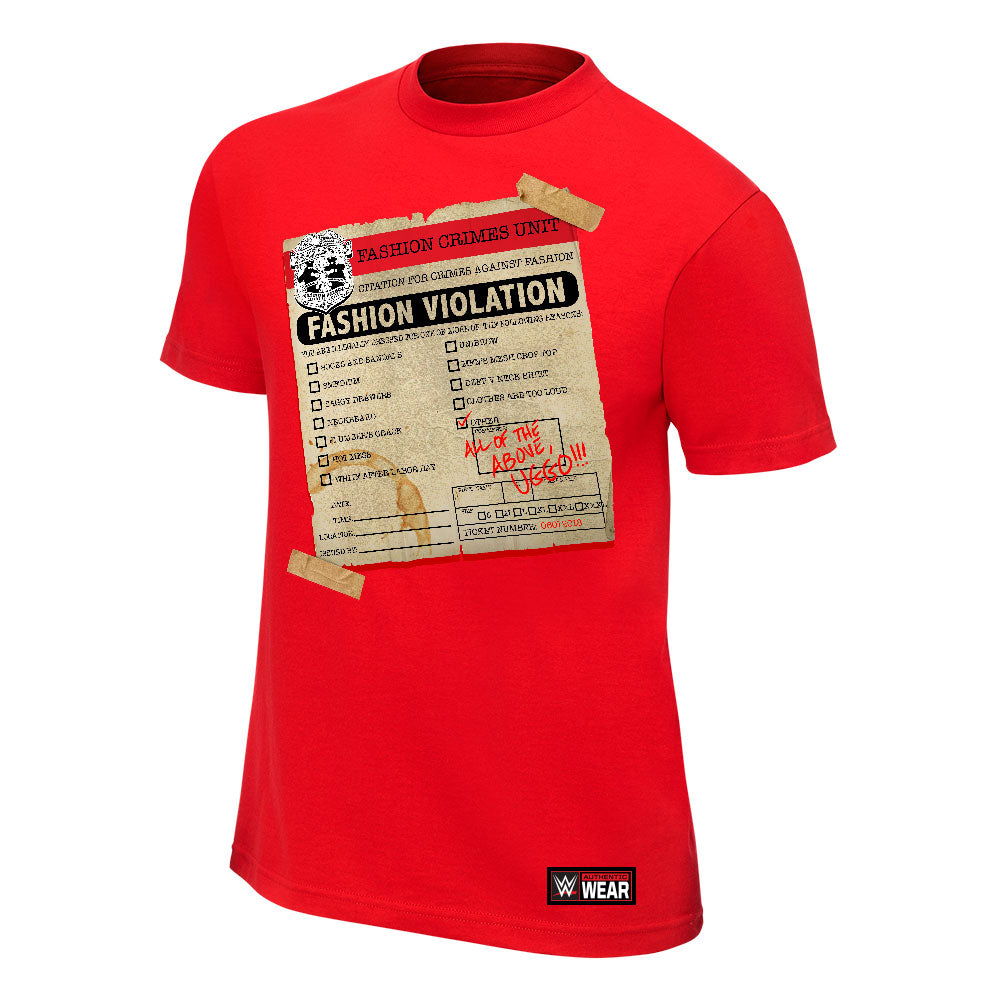 Breezango Fashion Violation Authentic T-Shirt Pwcatalog