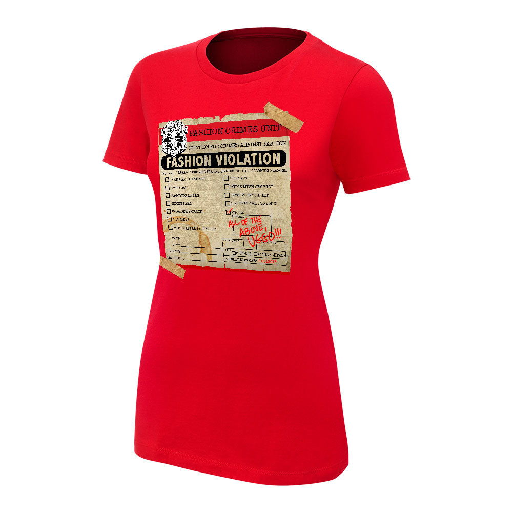 Breezango Fashion Violation Women's Authentic T-Shirt Pwcatalog