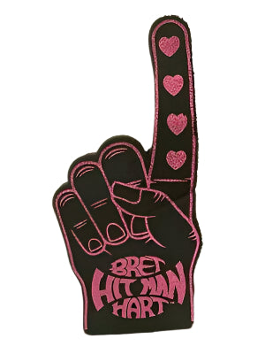 Bret Hart Finger heart Foam PWcatalog