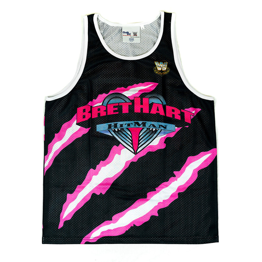 Bret Hart Retro Chalk Line Tank Top Pwcatalog