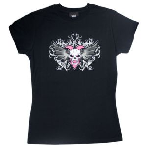 Bret Hart Emblem Ladies T-Shirt
