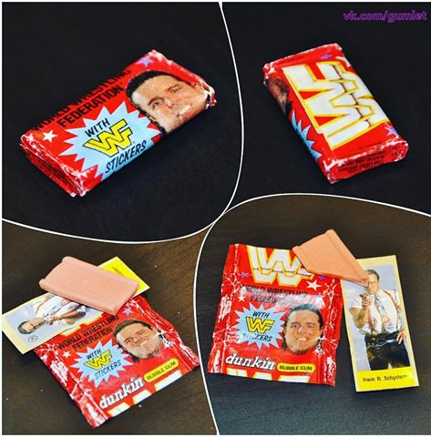 WWF British Bulldog Davey Boy Smith Dunkin Bubble Gum - image 2