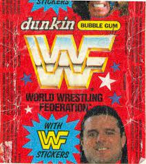 WWF British Bulldog Davey Boy Smith Dunkin Bubble Gum