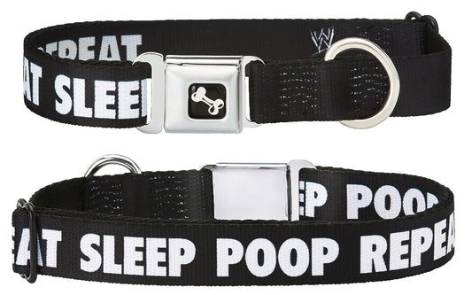 Brock Lesnar Eat, Sleep, Poop, Repeat Dog Collar