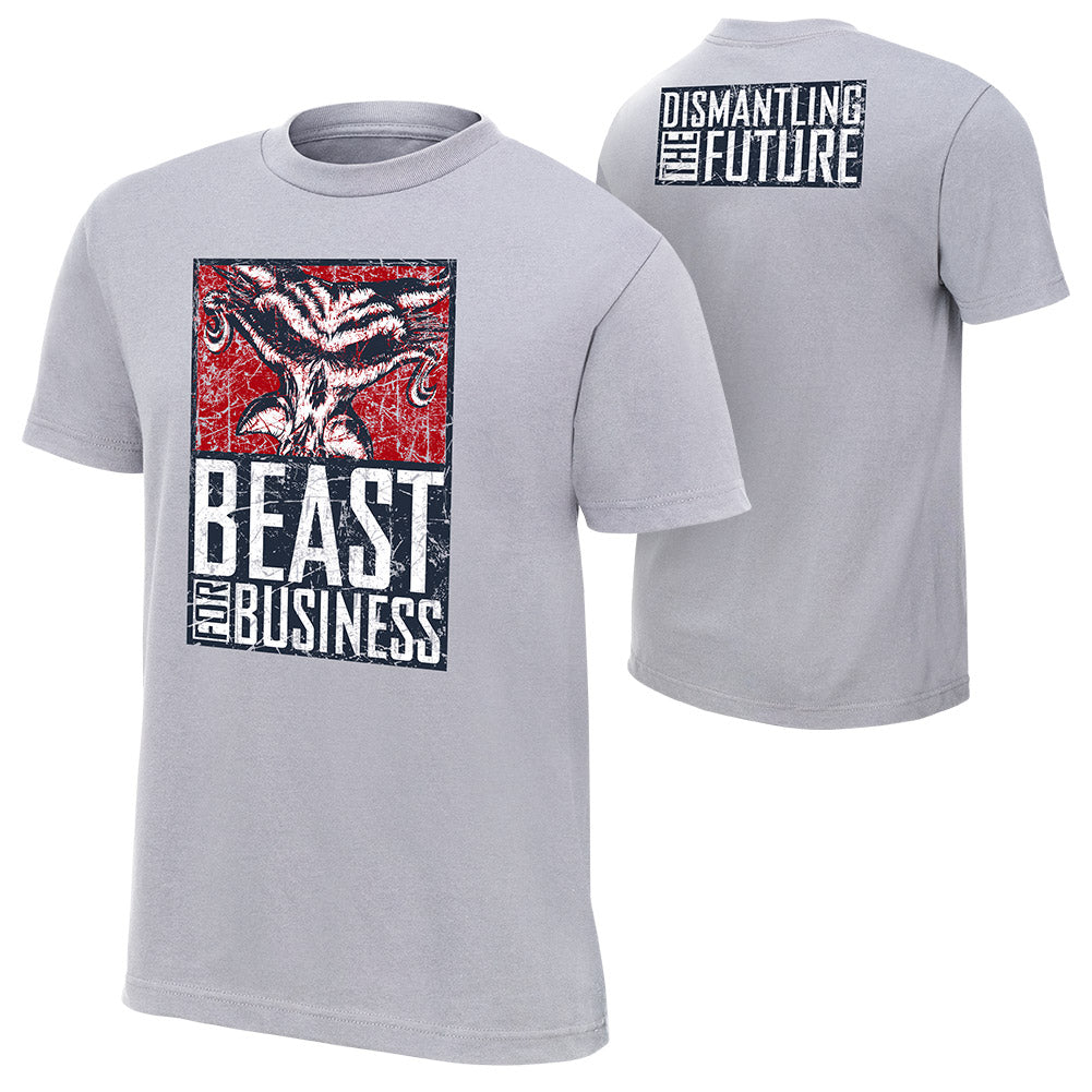 Brock Lesnar & Paul Heyman Beast For Business Youth Authentic T-Shirt