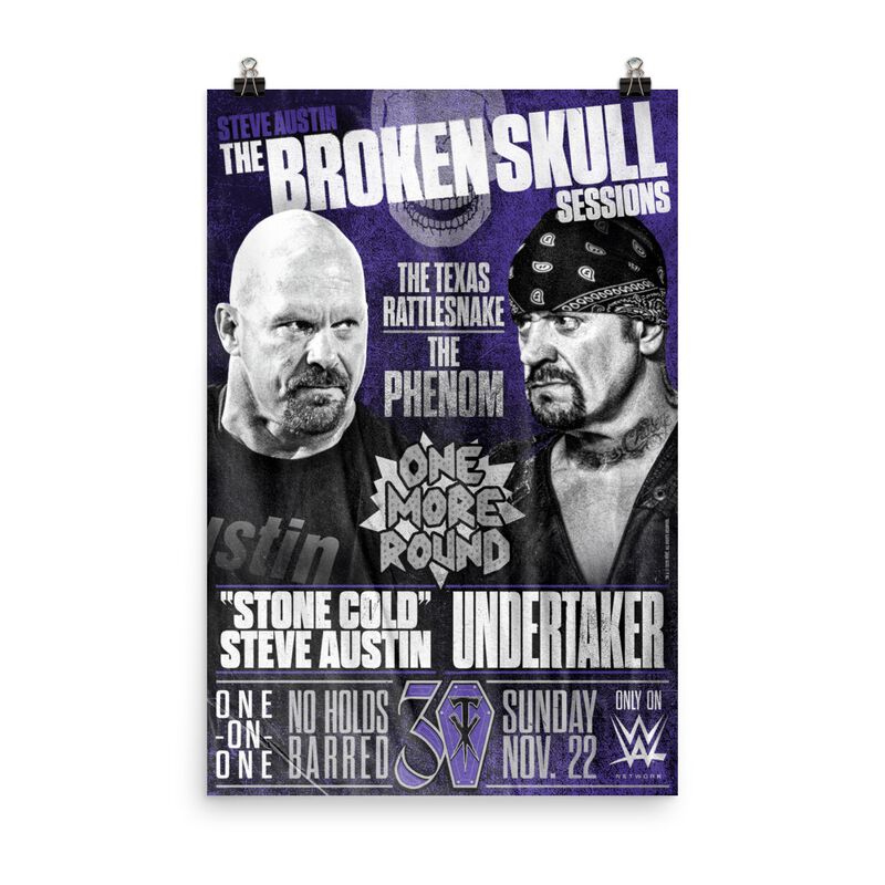 Broken Skull Sessions Undertaker 24x36 Poster Pwcatalog