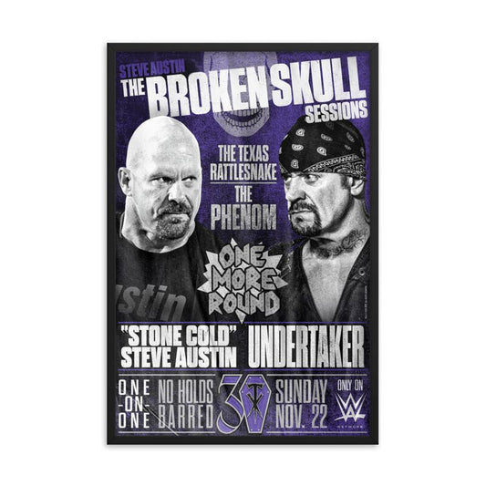 Broken Skull Sessions Undertaker Framed 24x36 Poster