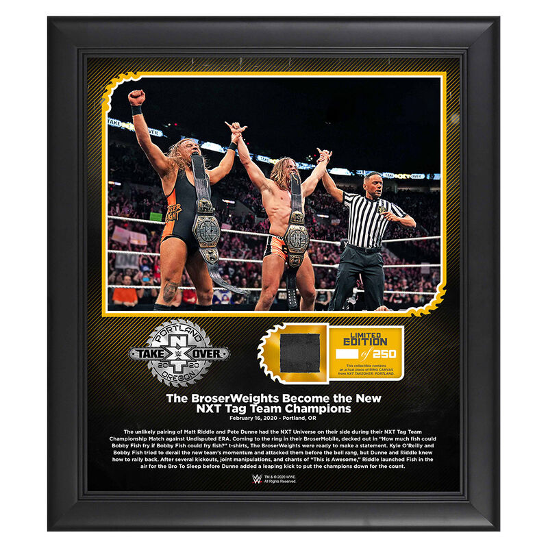 Broserweights NXT TakeOver Portland 15 x 17 Limited Edition Plaque Pwcatalog