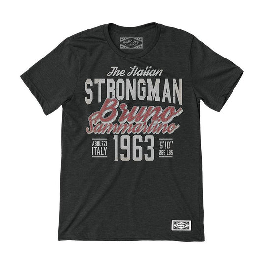 Bruno Sammartino The Italian Strongman Marquee Classic T-Shirt Pwcatalog