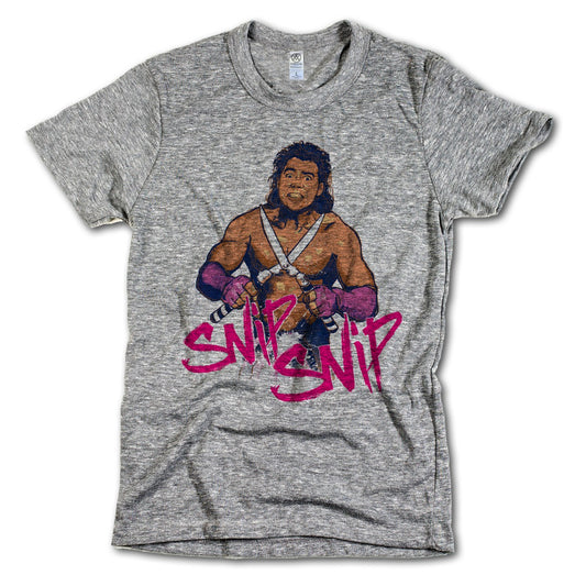 Brutus Beefcake Snip Snip by 500 Level T-Shirt Pwcatalog
