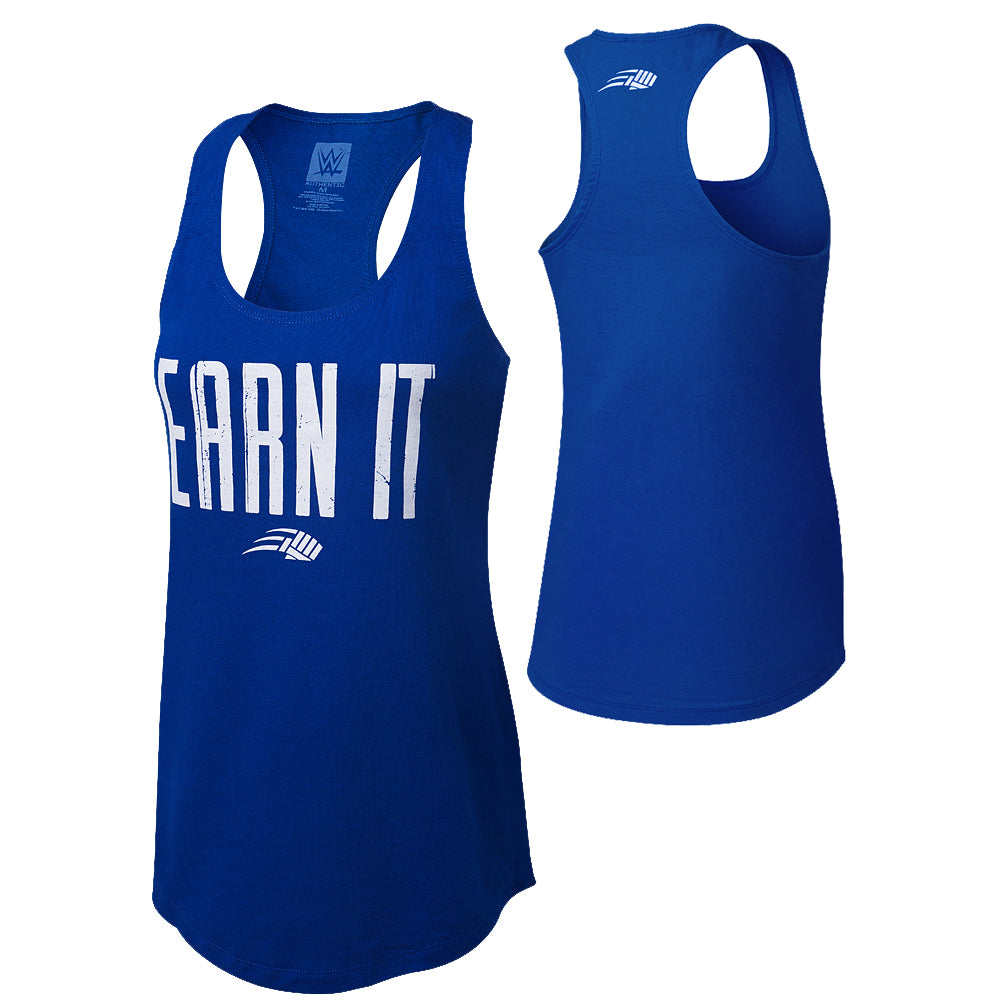CENA Training Earn It Women's Racerback Tank Top Pwcatalog